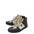 Chanel Bicolor CC Quilted Sneaker 38.5