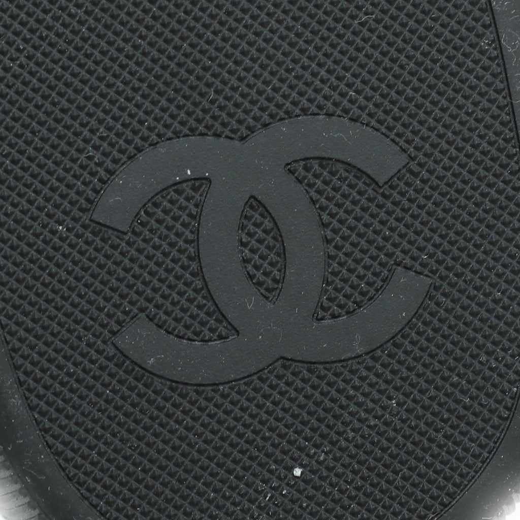 Chanel Bicolor CC Quilted Sneaker 38.5