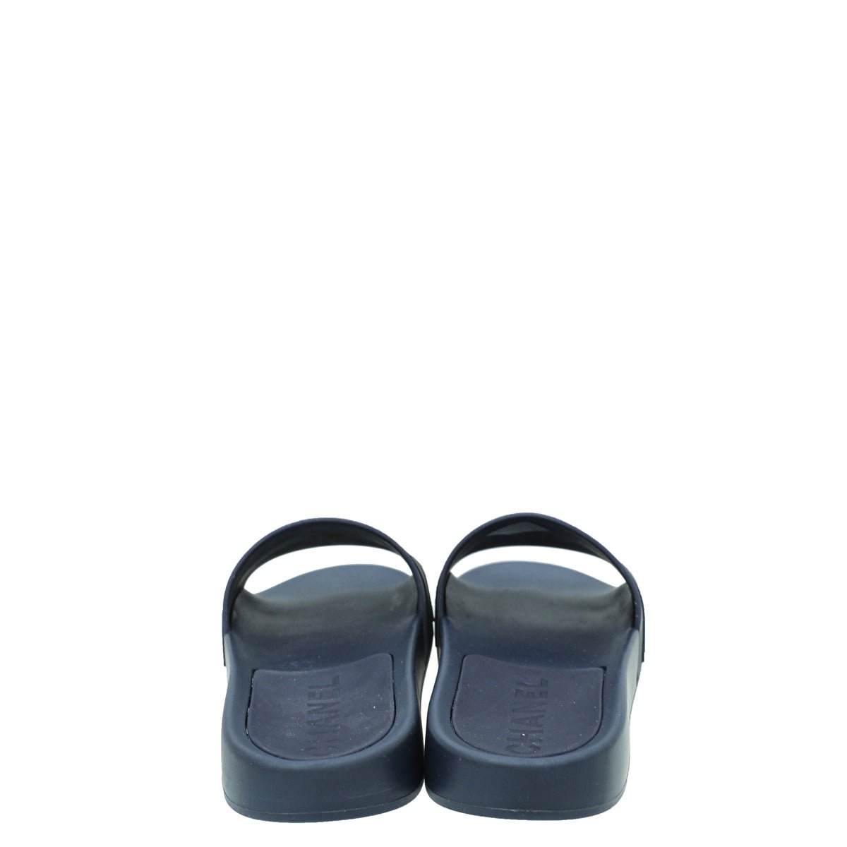 Chanel Bicolor CC Rubber Mules 40