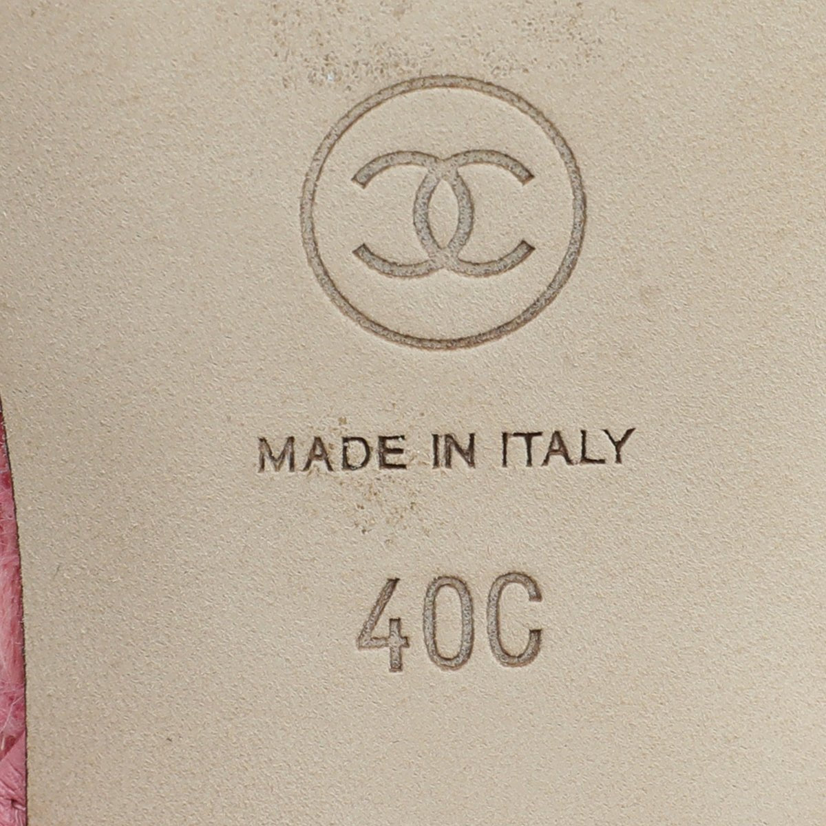 Chanel Bicolor CC Tweed Cap Toe Slingback 40