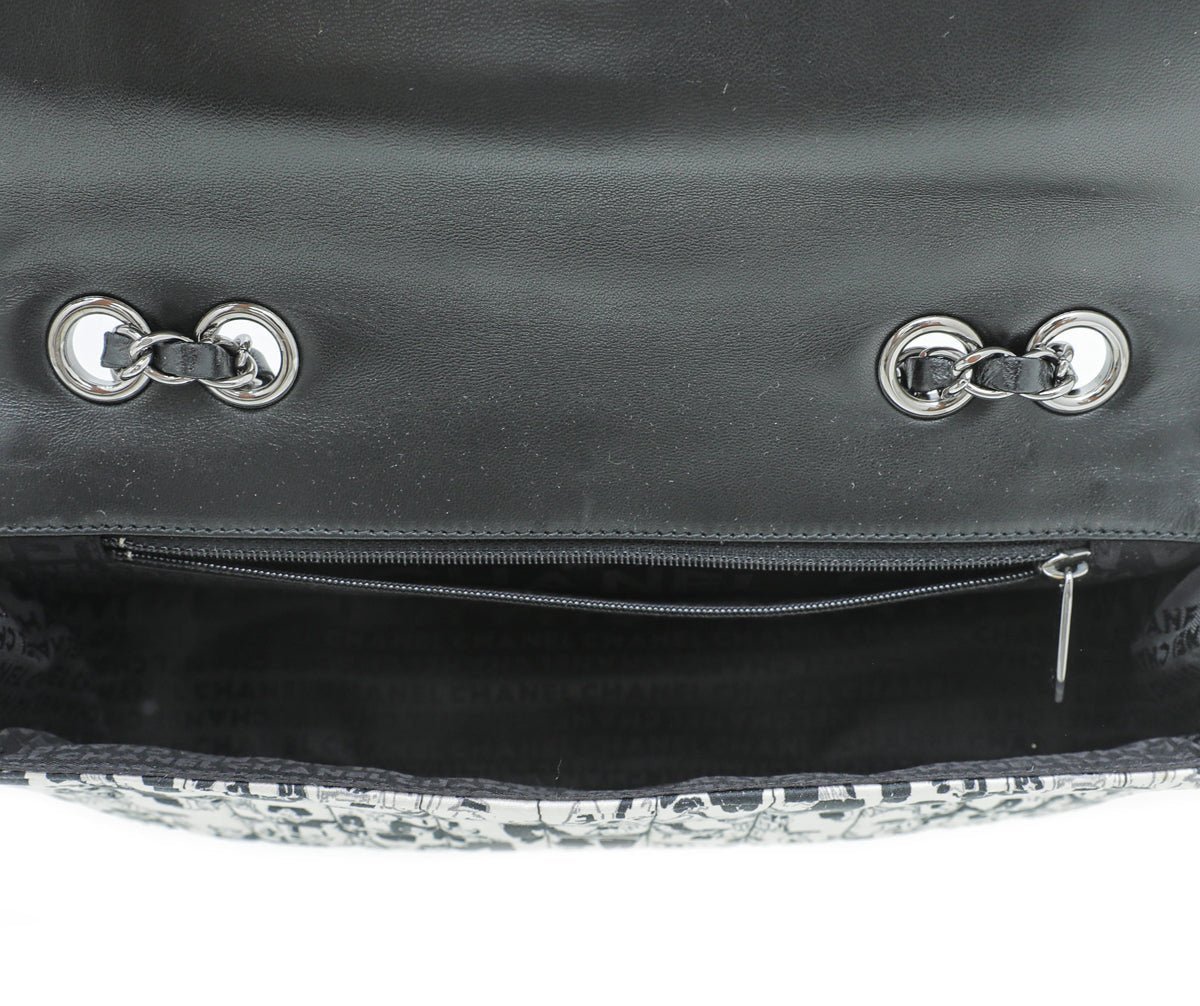 Chanel Bicolor Coco Mademoiselle Scarf Flap Bag