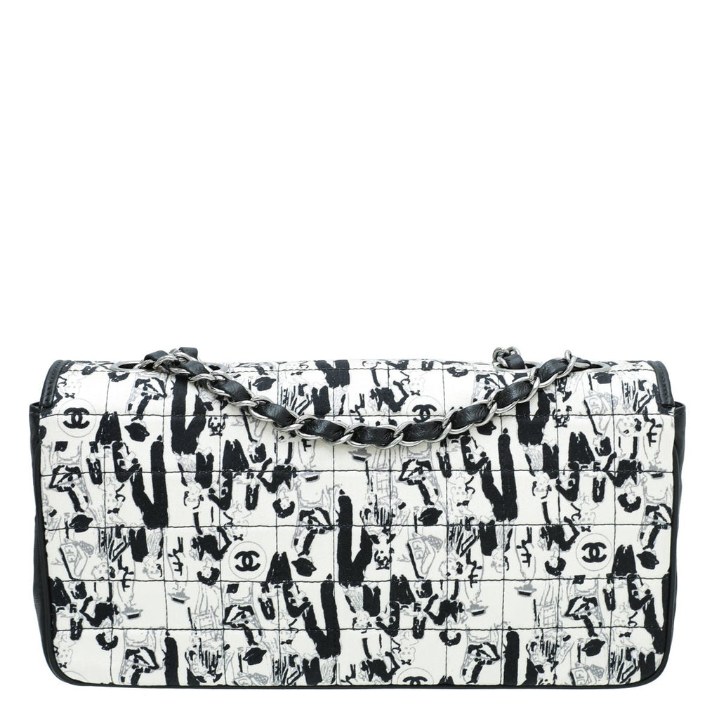 Chanel Bicolor Coco Mademoiselle Scarf Flap Bag