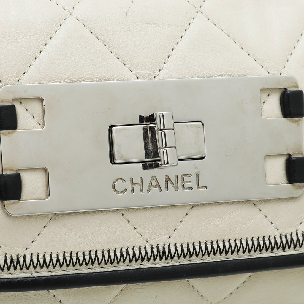 Chanel Bicolor East-West Reissue Lock Flap Bag