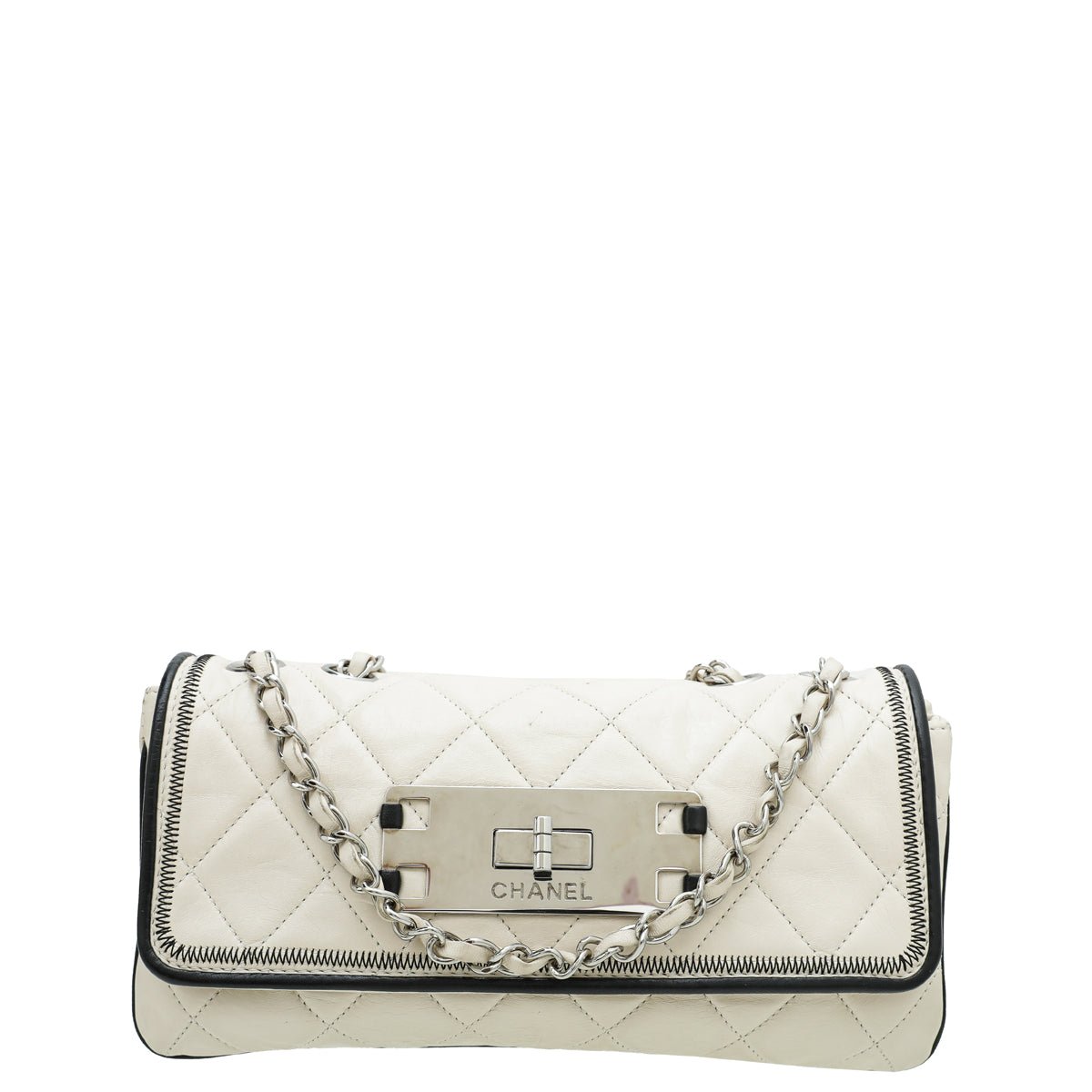 Chanel Bicolor East-West Reissue Lock Flap Bag