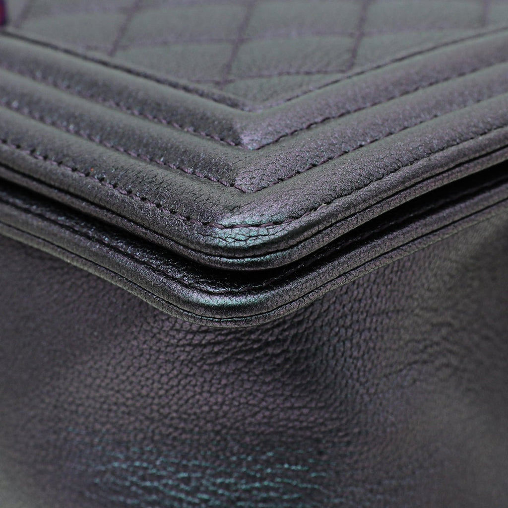 Chanel Bicolor Iridescent Boy Medium Bag