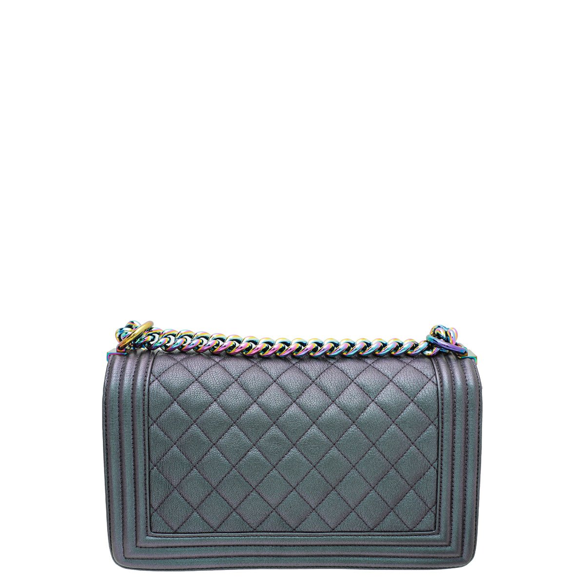 Chanel Bicolor Iridescent Boy Medium Bag