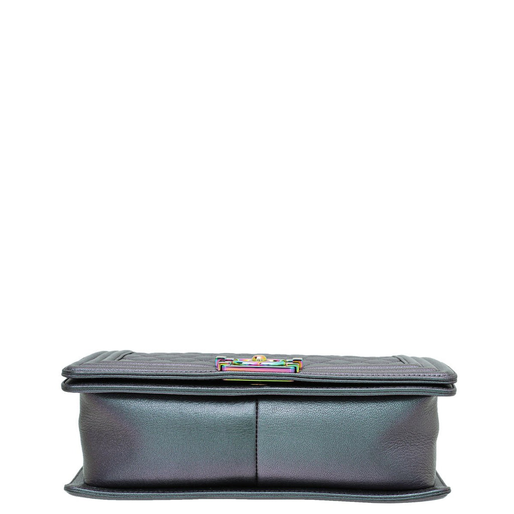 Chanel Bicolor Iridescent Boy Medium Bag