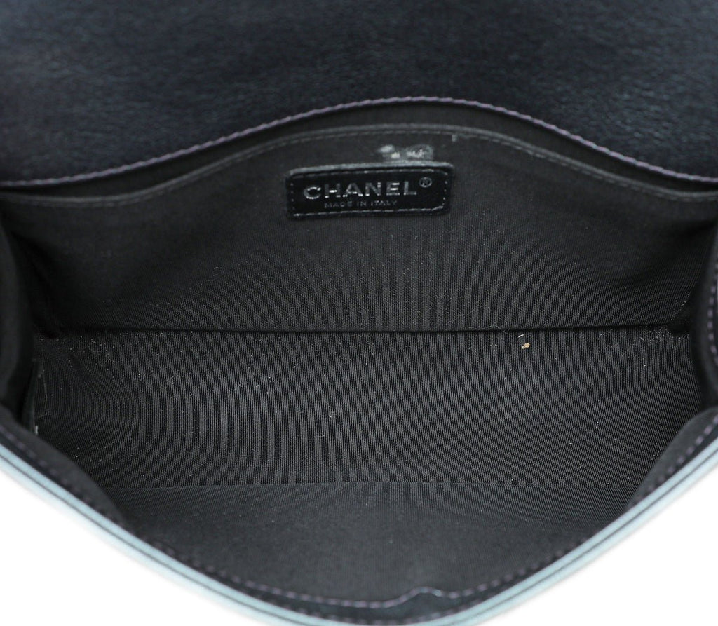 Chanel Bicolor Iridescent Boy Medium Bag