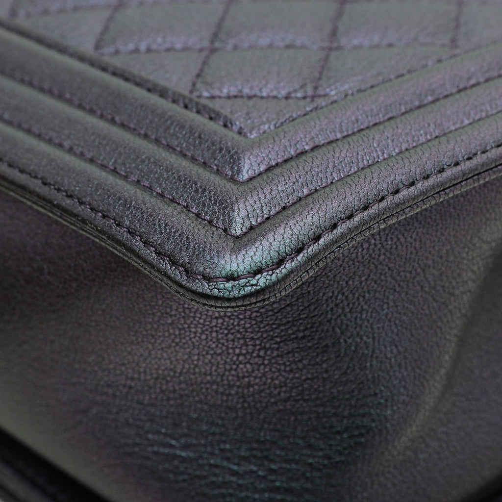 Chanel Bicolor Iridescent Boy Medium Bag