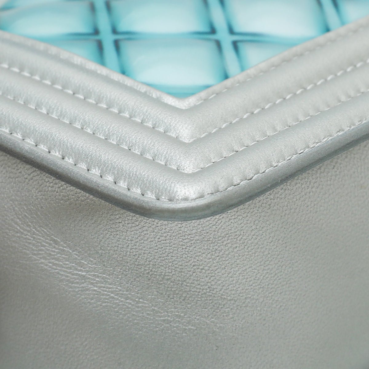 Chanel Bicolor Le Boy Metallic Small Bag