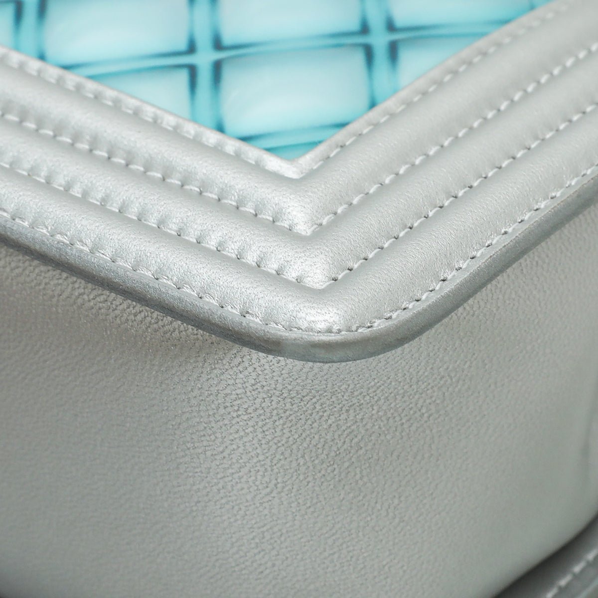Chanel Bicolor Le Boy Metallic Small Bag