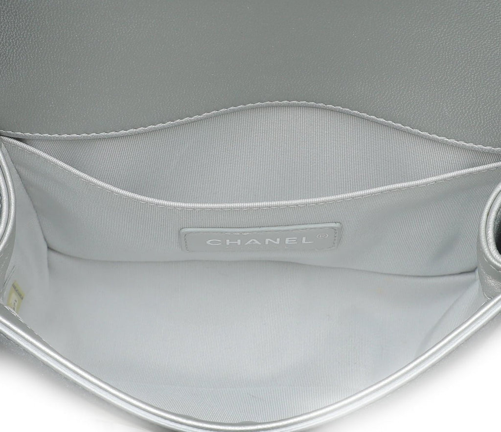 Chanel Bicolor Le Boy Metallic Small Bag