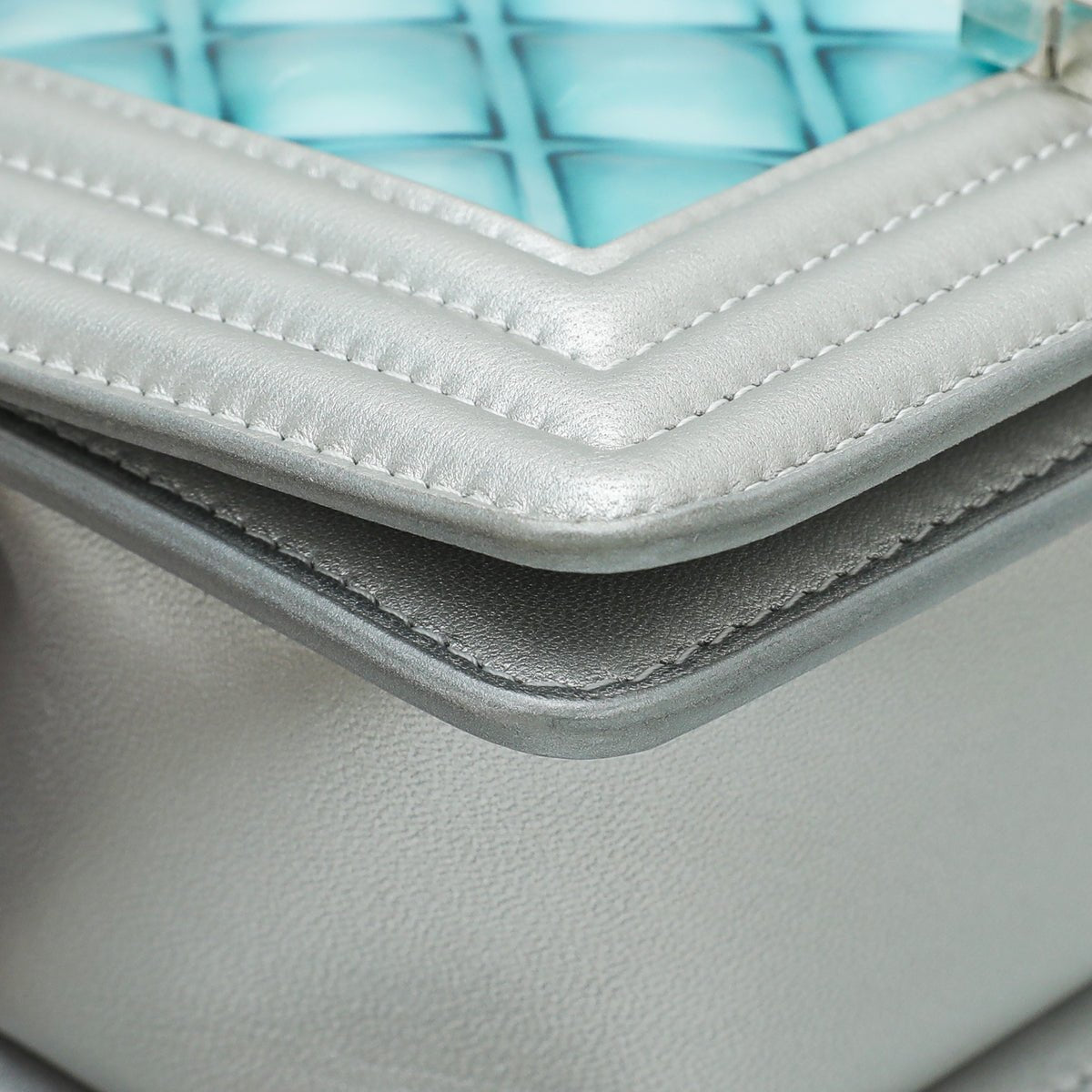 Chanel Bicolor Le Boy Metallic Small Bag