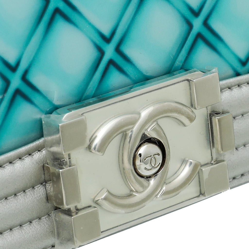 Chanel Bicolor Le Boy Metallic Small Bag