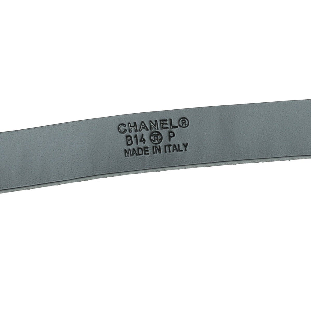 Chanel Bicolor Python CC Chain Belt 30