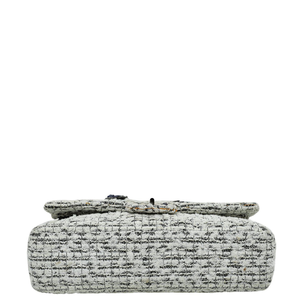 Chanel Bicolor Reissue Tweed Garden Party 224 Double Flap Bag