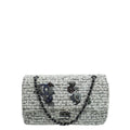 Chanel Bicolor Reissue Tweed Garden Party 224 Double Flap Bag
