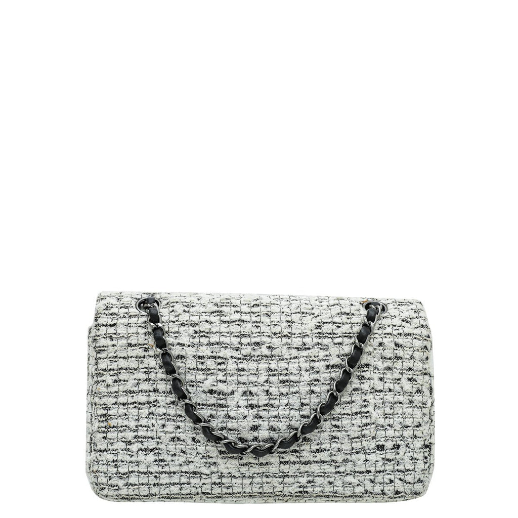 Chanel Bicolor Reissue Tweed Garden Party 224 Double Flap Bag