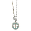 Chanel Bicolor Tone CC Round Moon Chain Chanel Necklace