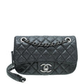 Chanel Black Aged Easy Flap Small Bag