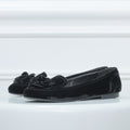 Chanel Black Camellia Loafers Ballet Flats 39
