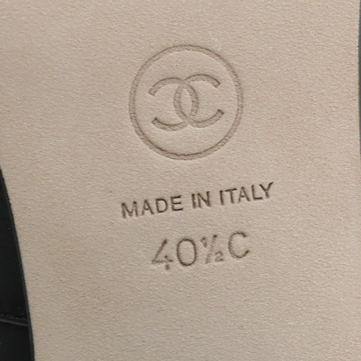 Chanel Black CC Ankle Boot 40.5