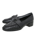 Chanel Black CC Beaded Loafer 38.5