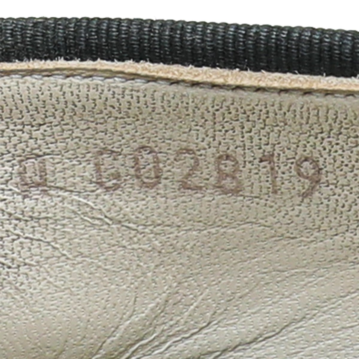 Chanel Black CC Cap Toe Bow Flat Ballerina 37.5