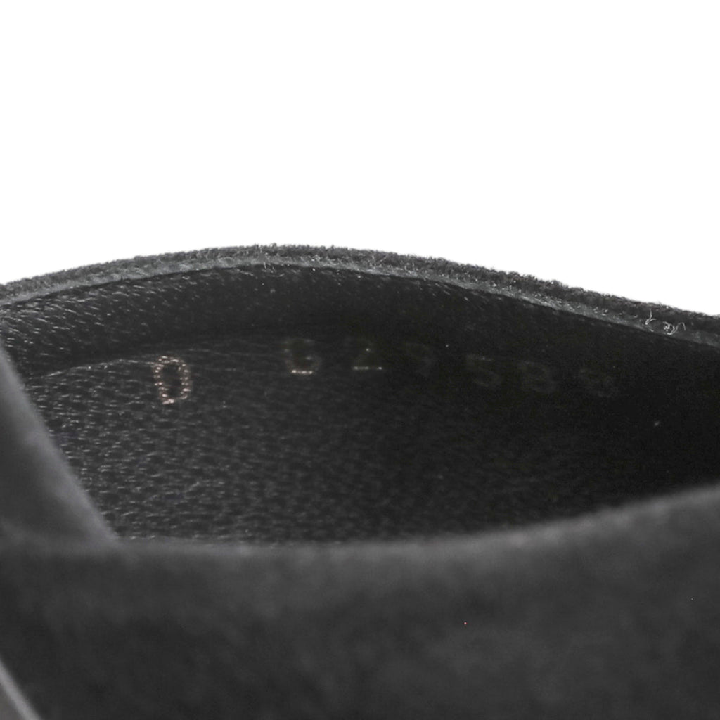 Chanel Black CC Cap Toe Chaus Ouvertes T Strap Pumps 40.5