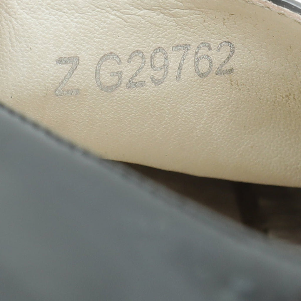Chanel Black CC Cap Toe Espadrille 38