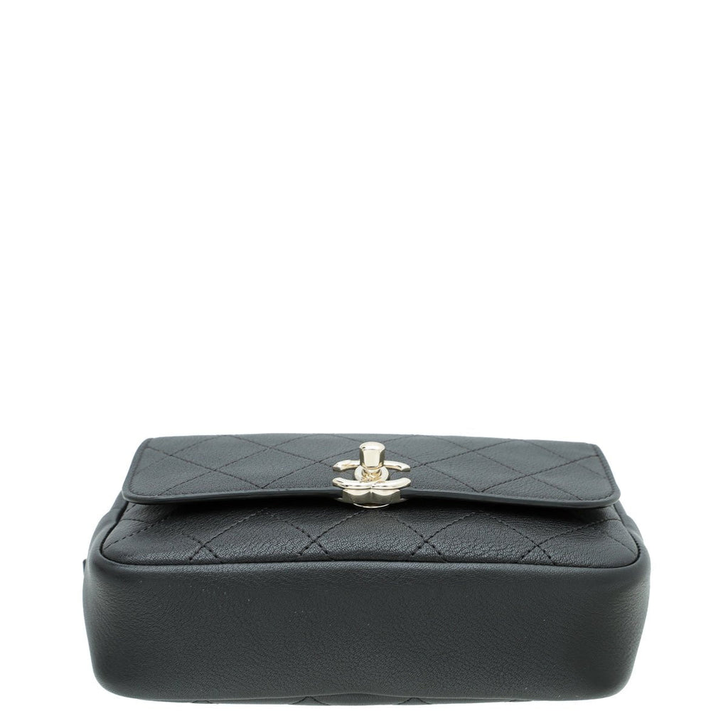 Chanel Black CC Casual Trip Waist Bag