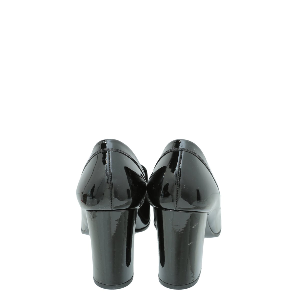 Chanel Black CC Chain Loafer Pump 40