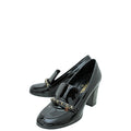 Chanel Black CC Chain Loafer Pump 40