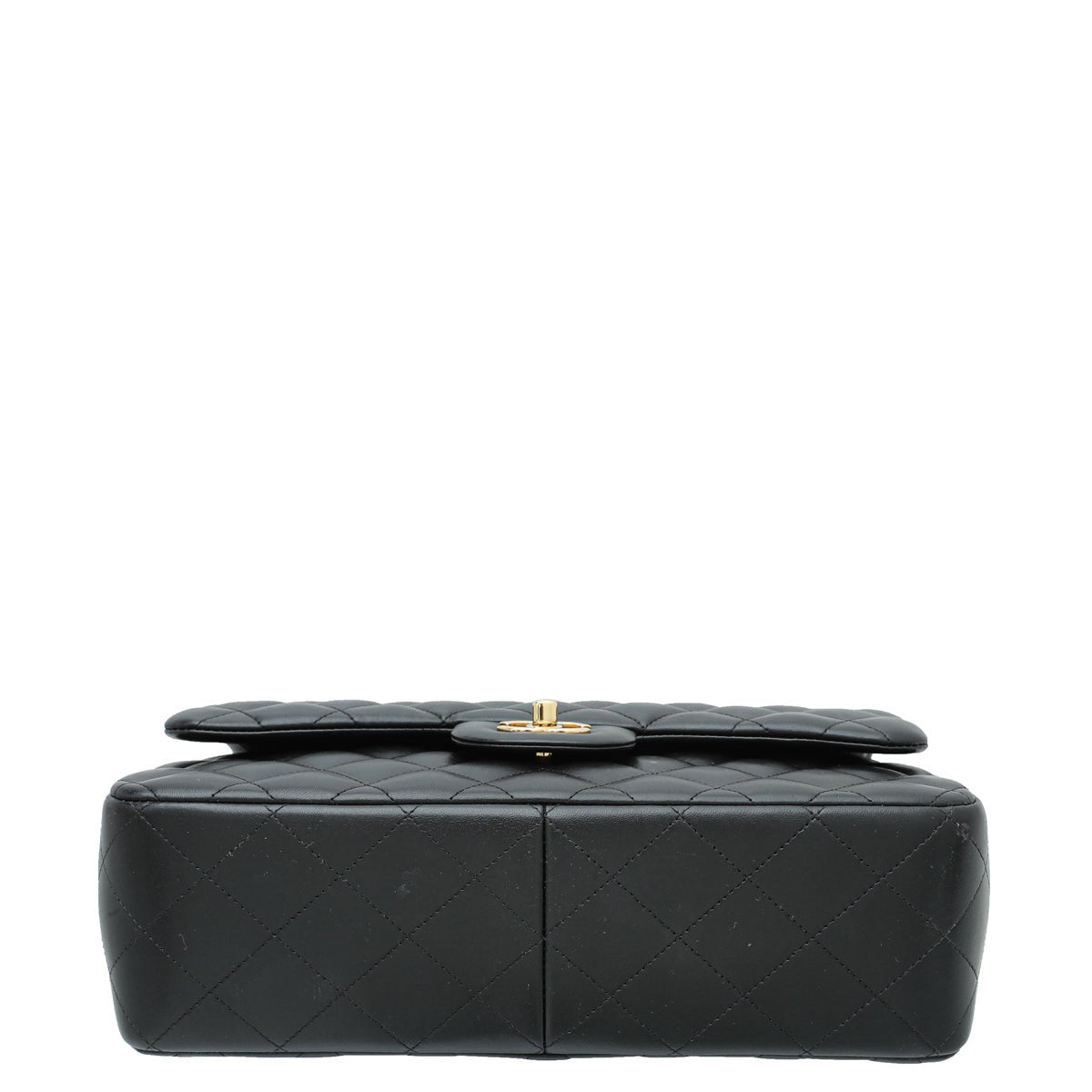 Chanel Black CC Classic Double Flap Jumbo Bag