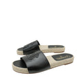 Chanel Black CC Slide Mules 38