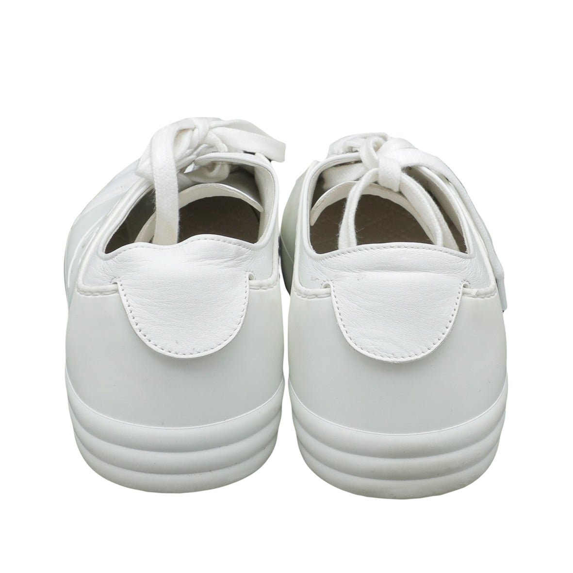Chanel White CC Low Top Sneaker 36