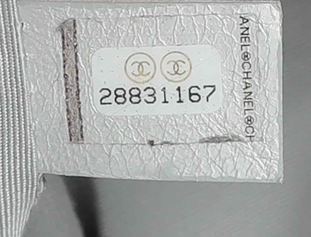 Chanel Light Grey CC Gabrielle Hobo Bag