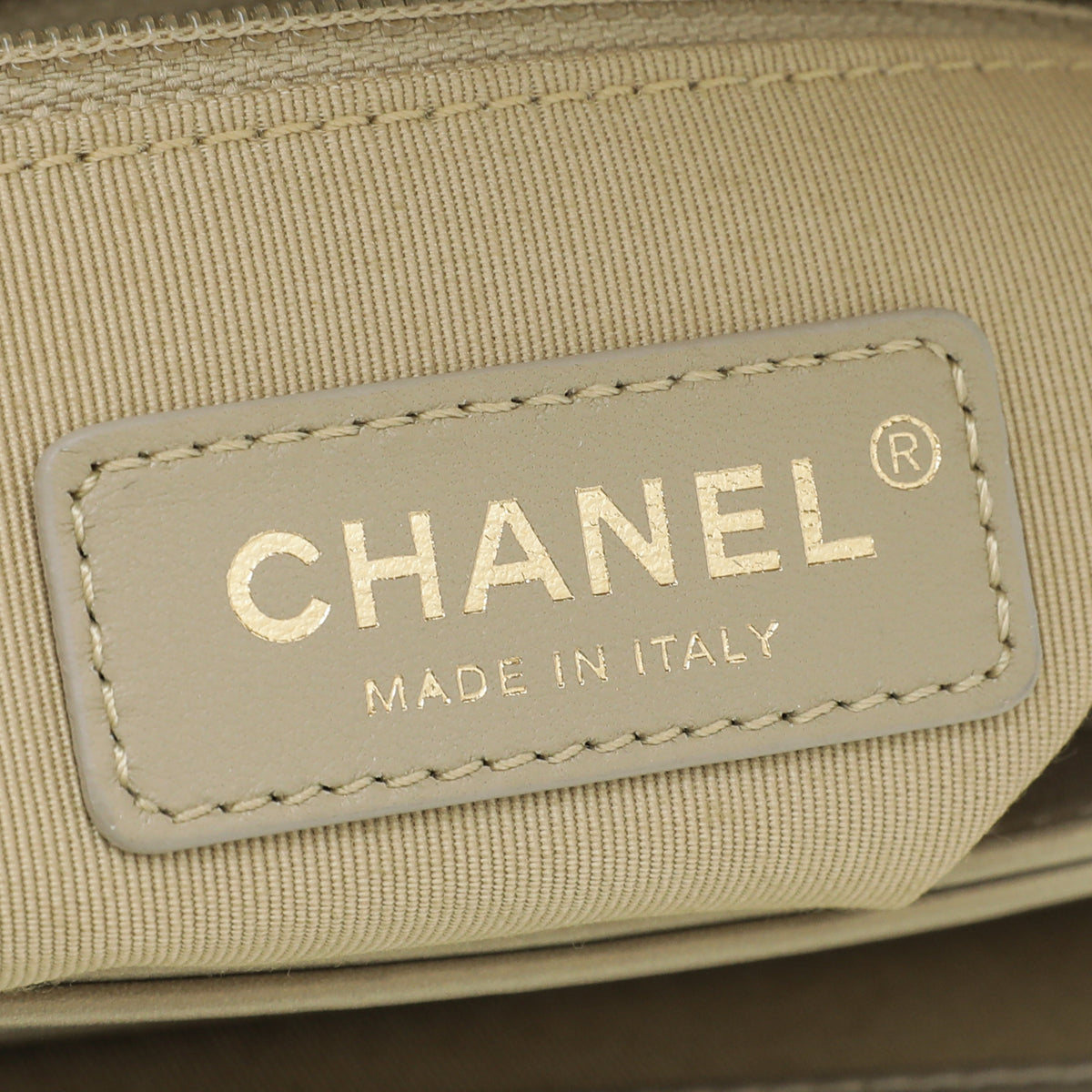 Chanel Metallic Gold CC Medallion Charm Micro Flap Bag