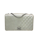 Chanel Grey CC Coco Boy Large Flap Bag