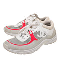 Chanel Tricolor CC Suede Sneaker 38.5