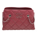 Chanel Maroon Hampton Shopping Bag