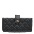 Chanel Black O-Mini Mobile Clutch