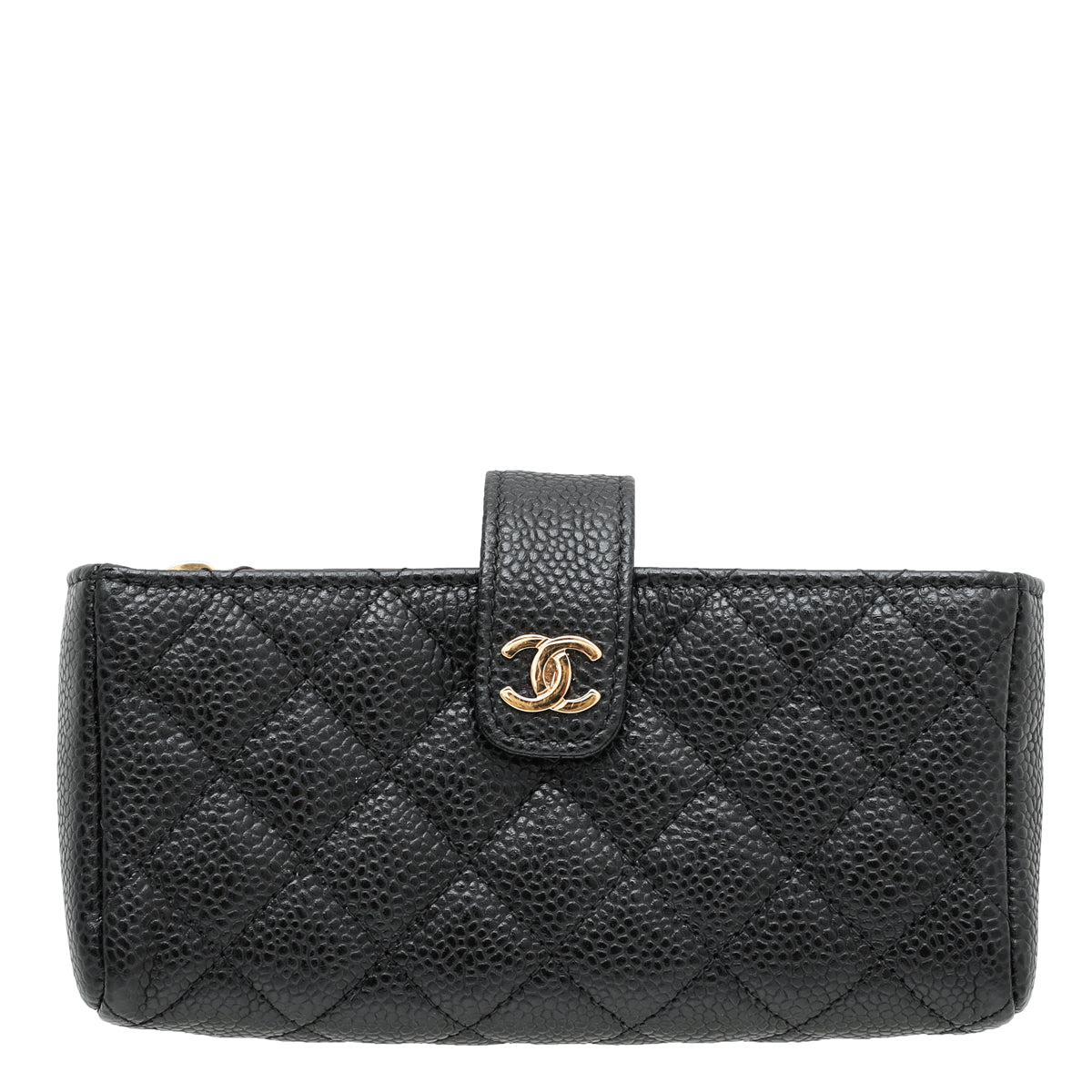Chanel Black O-Mini Mobile Clutch