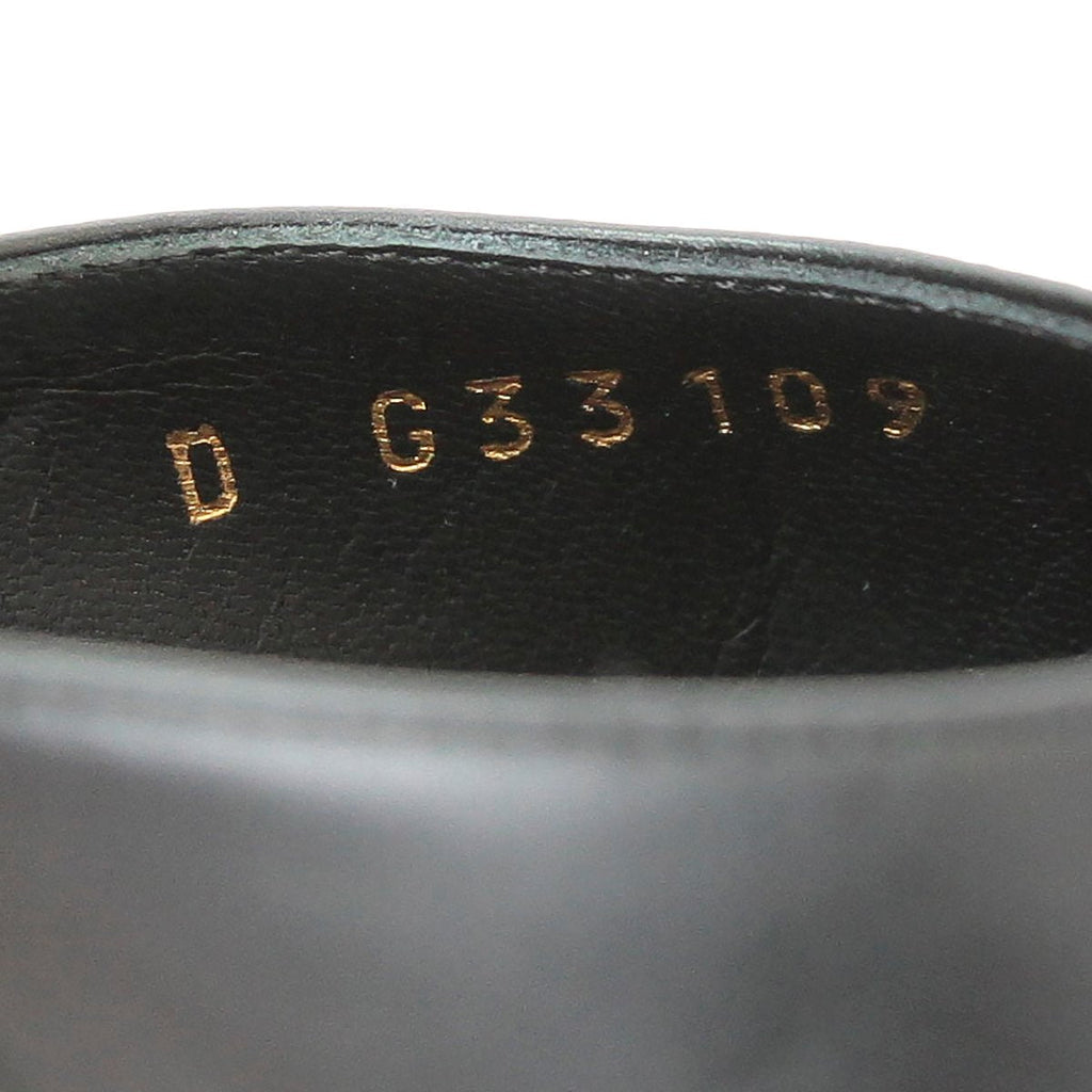 Chanel Black Pointed Cross Sandals 37