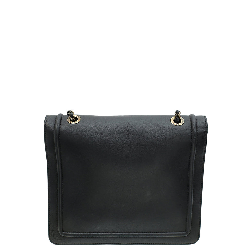 Chanel Black CC Mini Antico Flap Bag