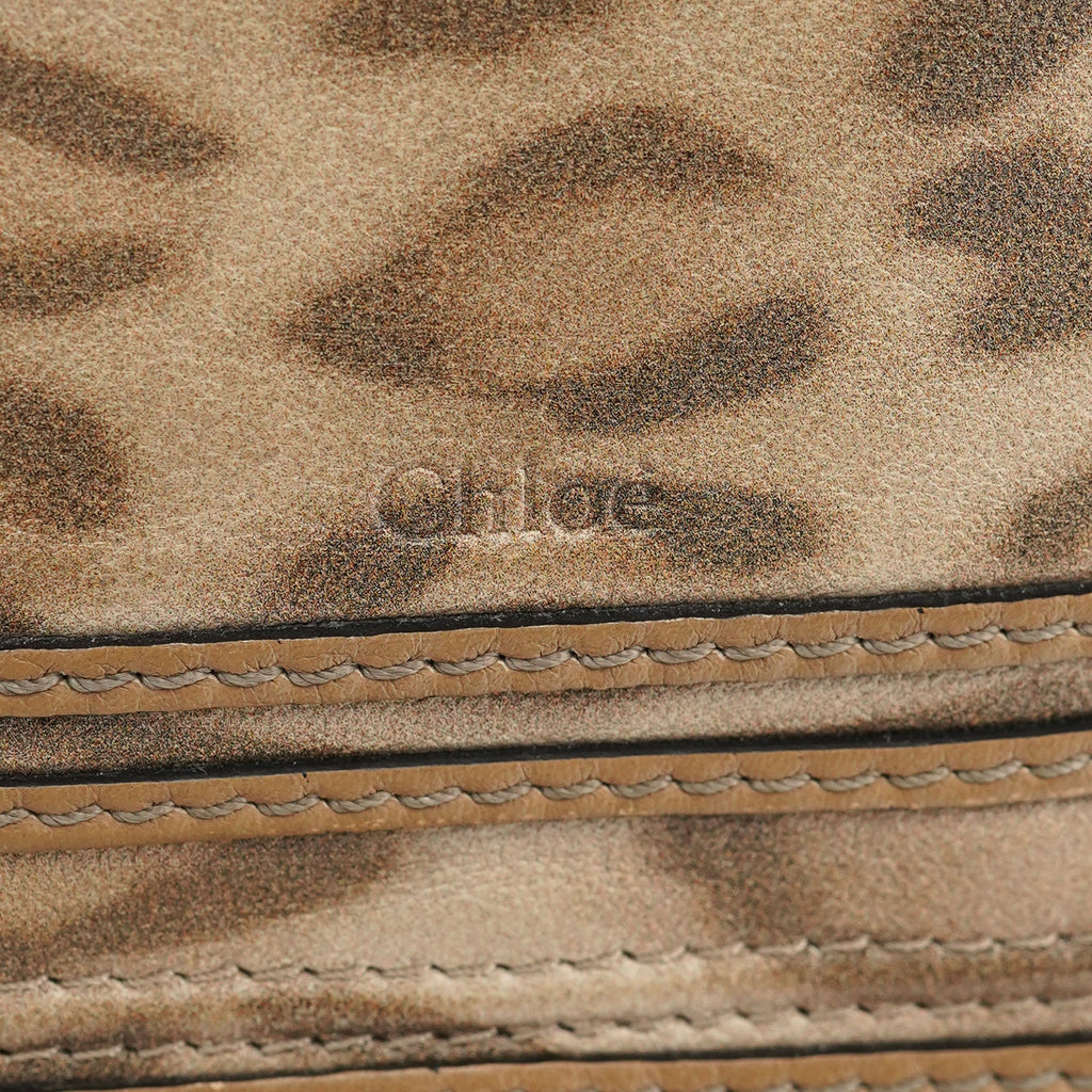 1/150 Brown Leather Cheetah Marcie Bag