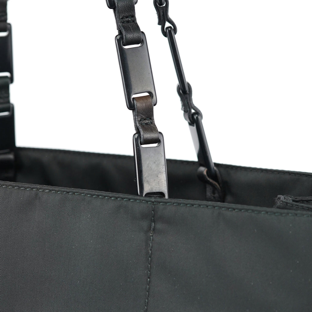 1998 Black Tessuto Plastic Tote Bag