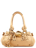 Beige Leather Small Paddington Shoulder Bag