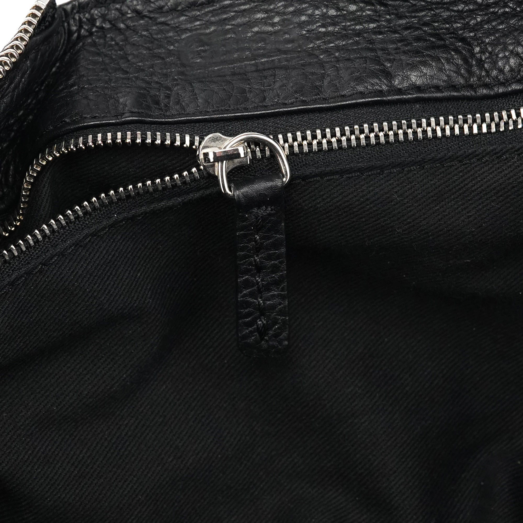 All Black Leather Paddington Shoulder Bag