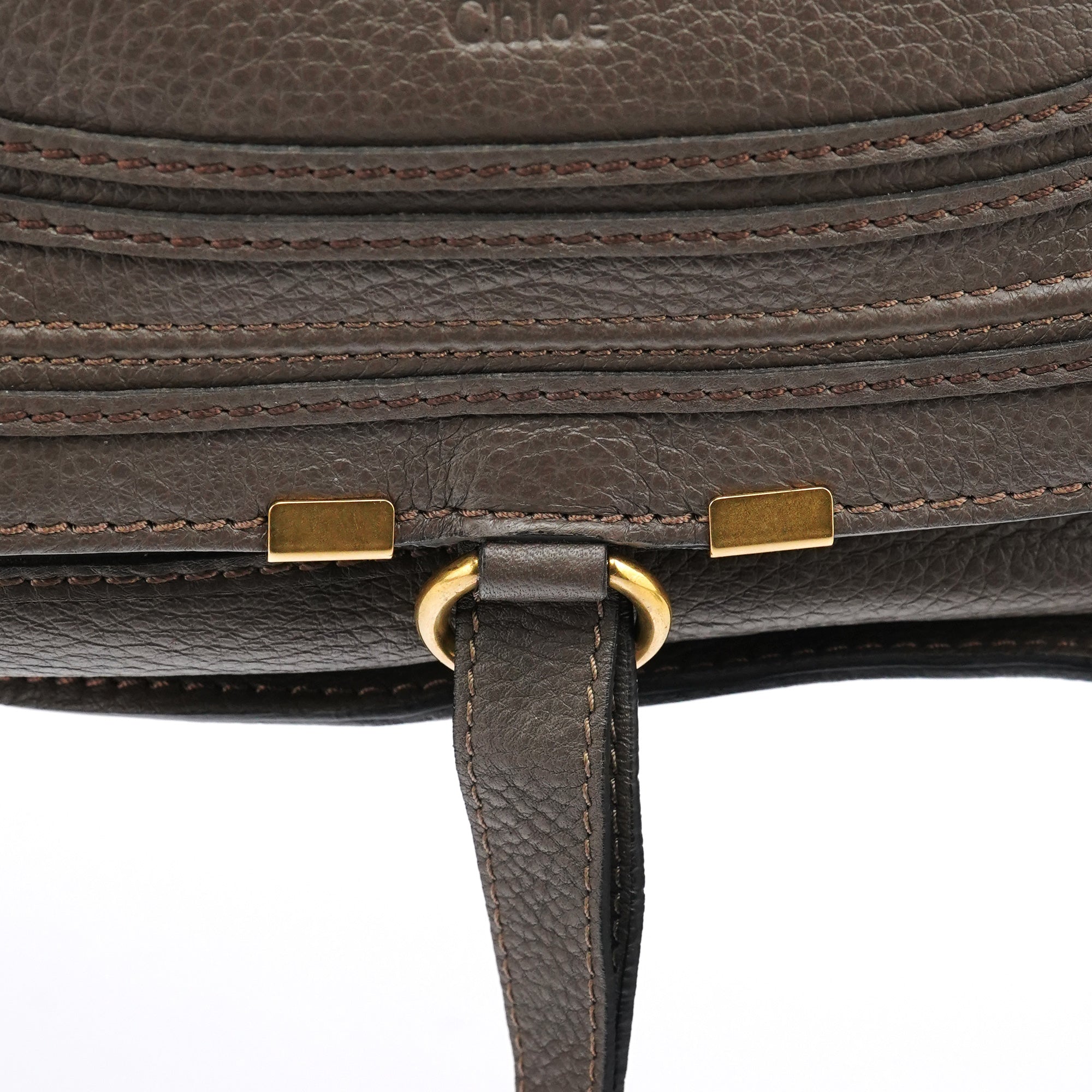 Anthracite Leather Marcie Shoulder Bag
